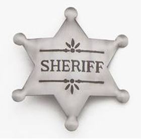  Sheriff Badge - Western Style